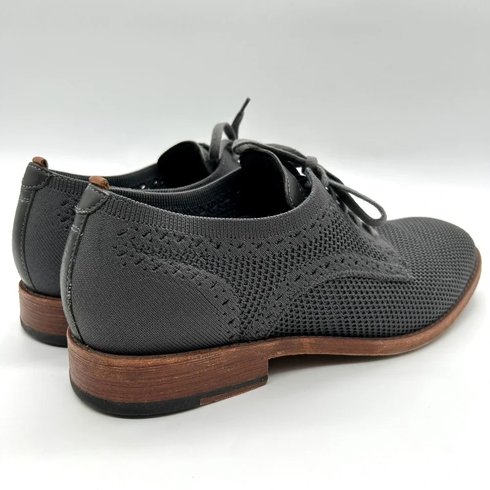 Cole Haan Grand 360 Mens 9M Gray Knit Oxford Dress Shoes Comfort Lightweight‎